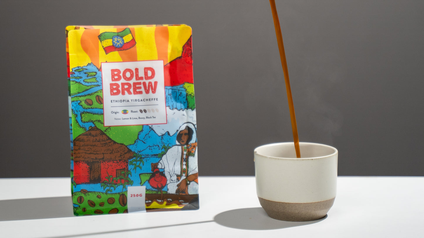 coffee beans or ground coffee. Great esspresso coffee or filter coffee.