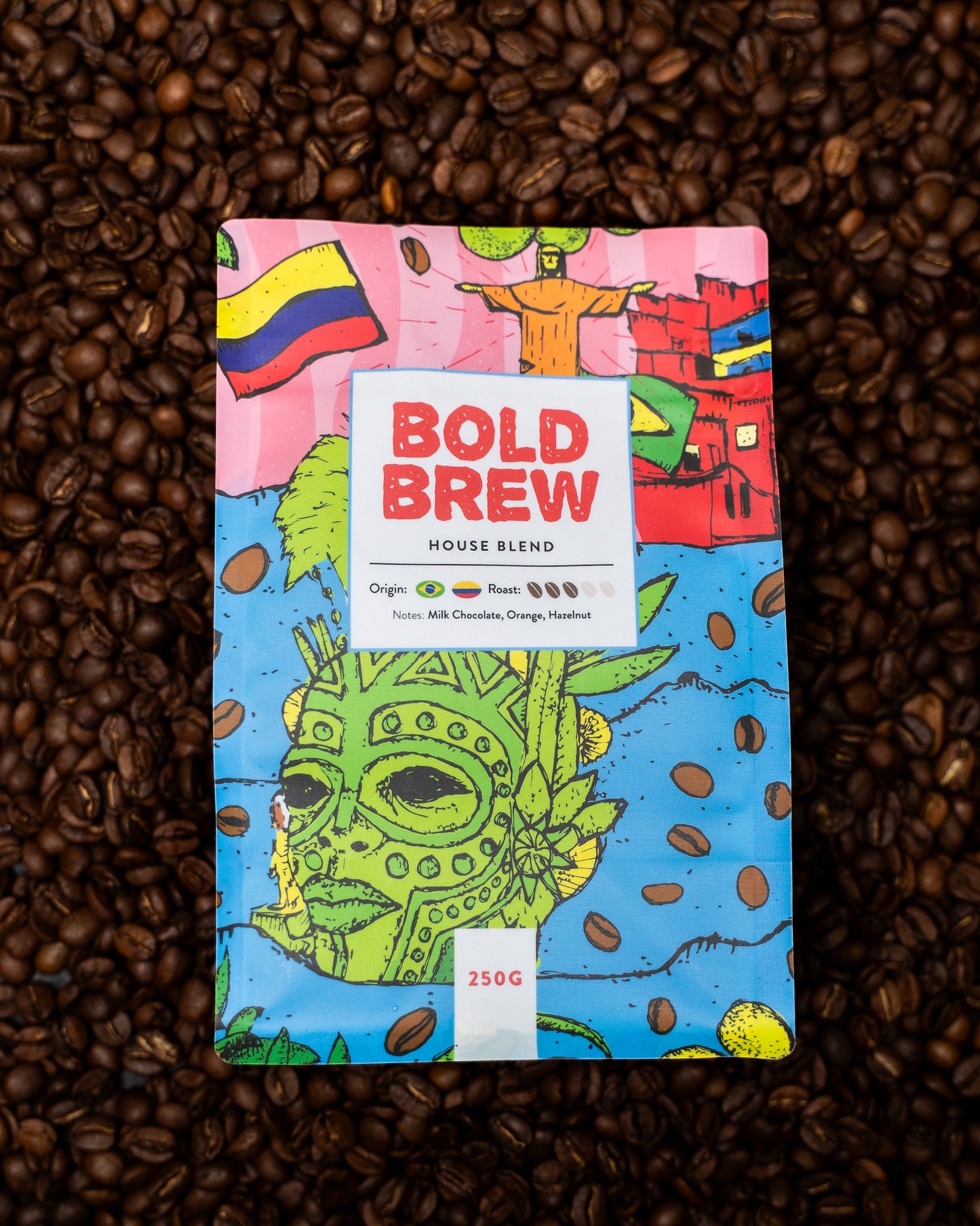 coffee beans or ground coffee. Great esspresso coffee or filter coffee.