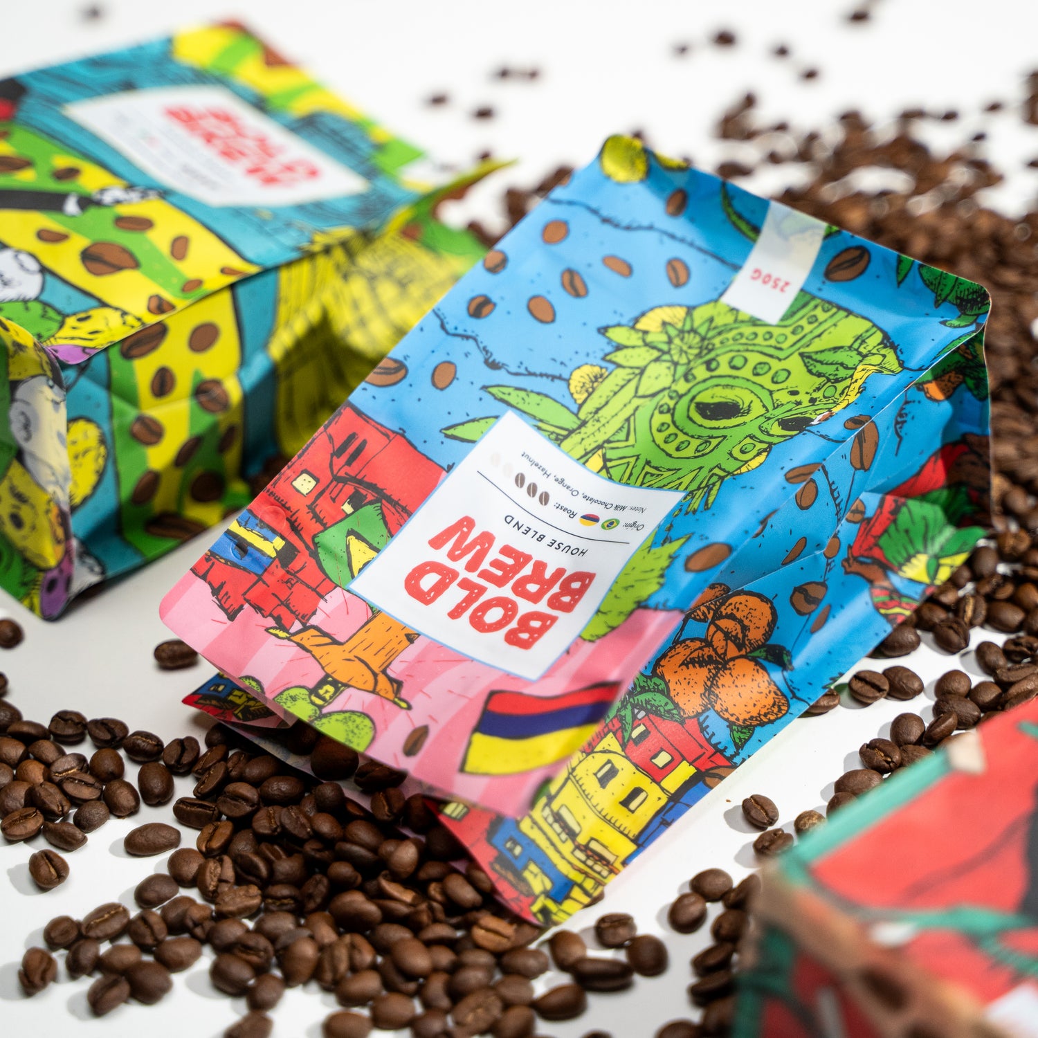 coffee beans or ground coffee. Great esspresso coffee or filter coffee.